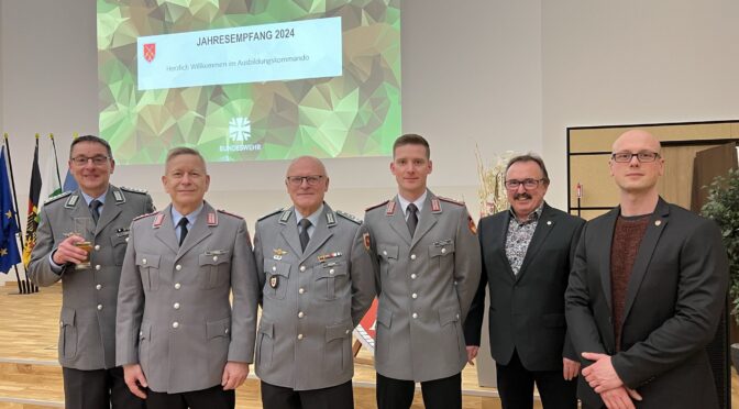 Neujahrsempfang beim Ausbildungskommando Leipzig